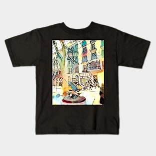 Kandinsky meets Barcelona, motif 2 Kids T-Shirt